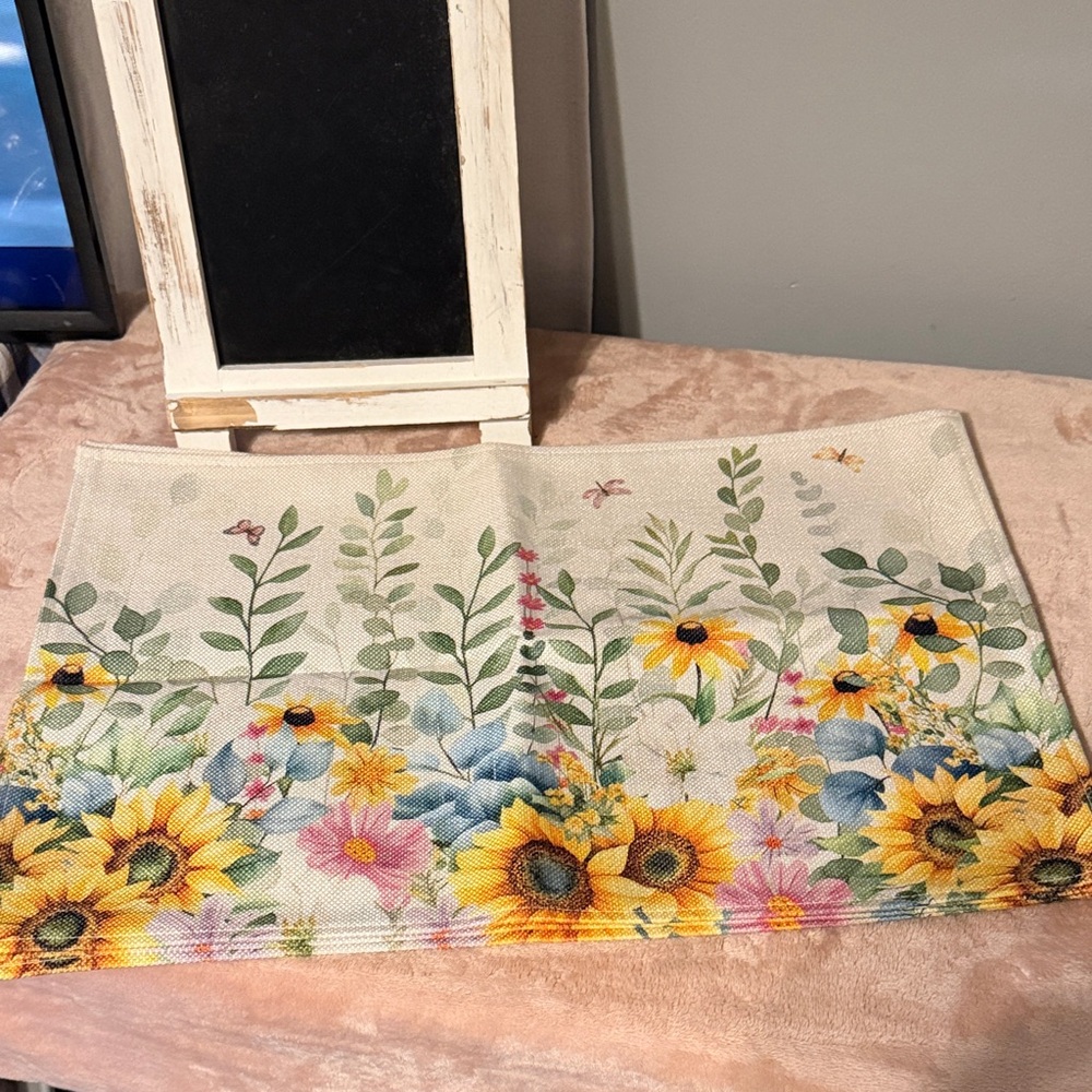 Floral Sunflower placemats (8)